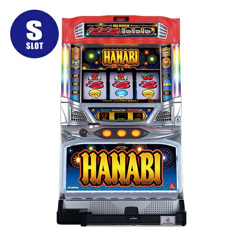 ハナビ【青パネル】 アクロス 中古スロット パチスロ 実機 【メダル